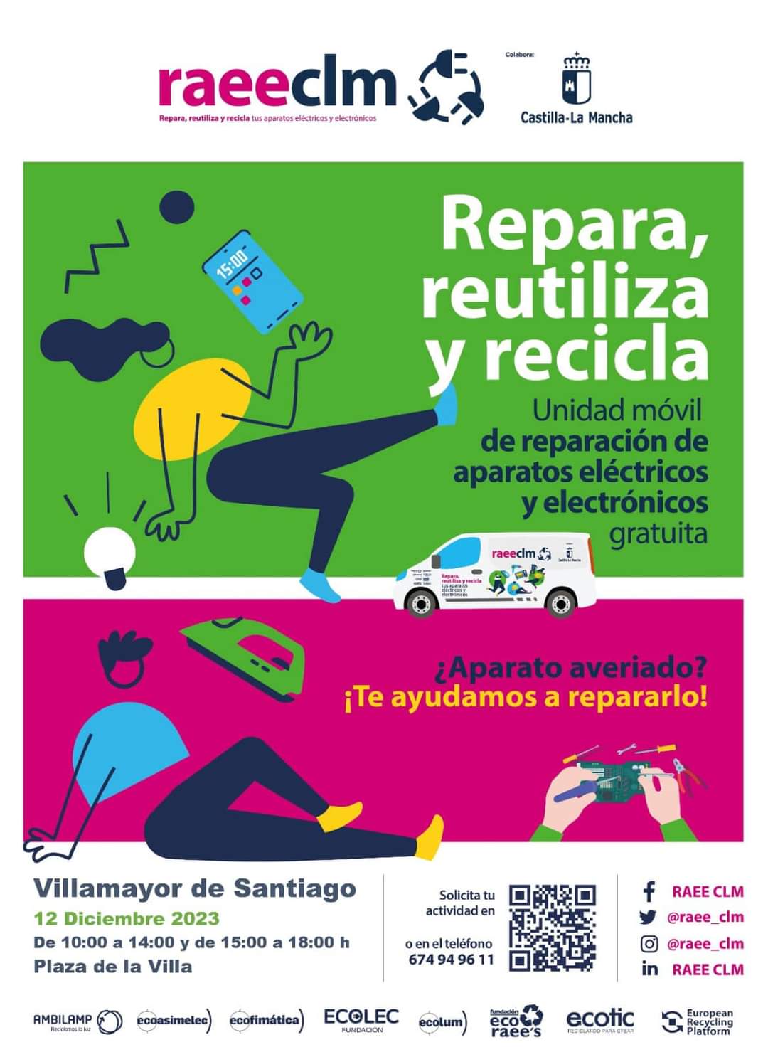 Lee más sobre el artículo Repara, reutiliza y recicla tus aparatos eléctricos y electrónicos