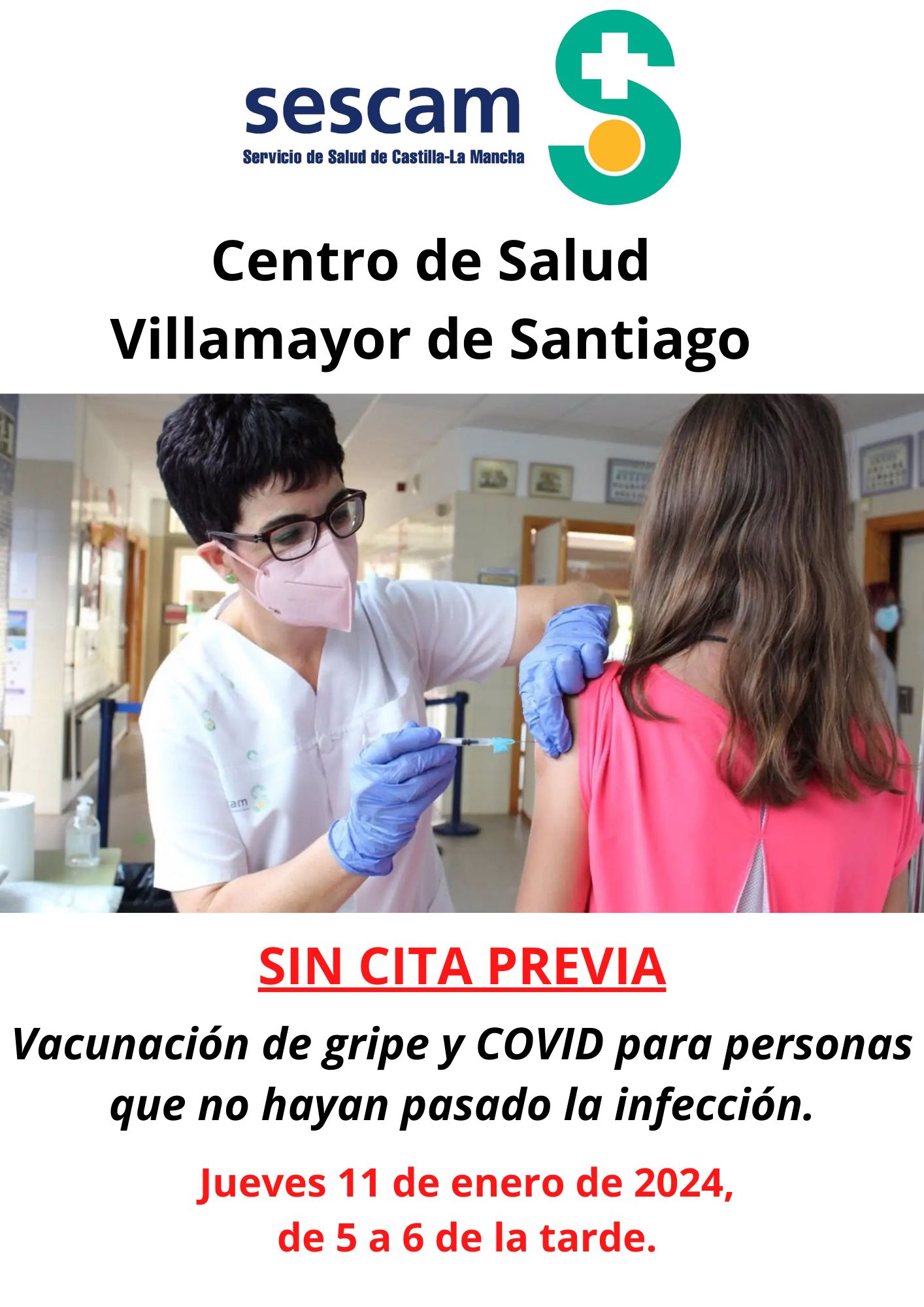 En este momento estás viendo Vacunación de gripe y COVID para personas que no hayan pasado la infección