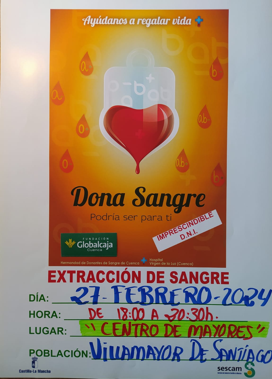 En este momento estás viendo Dona Sangre el martes 27 de febrero