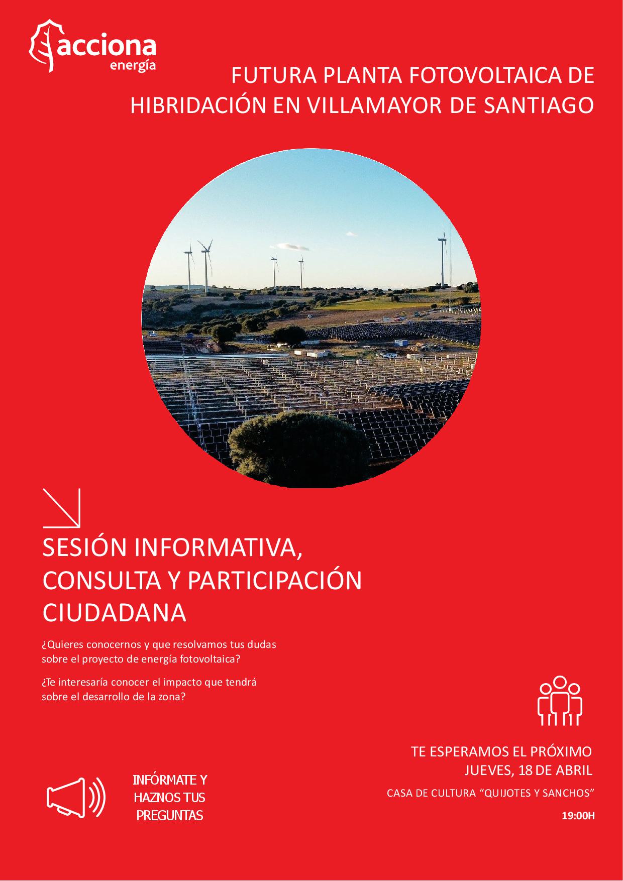 En este momento estás viendo Sesión informativa sobre la futura Planta Fotovoltaica de Hibridación