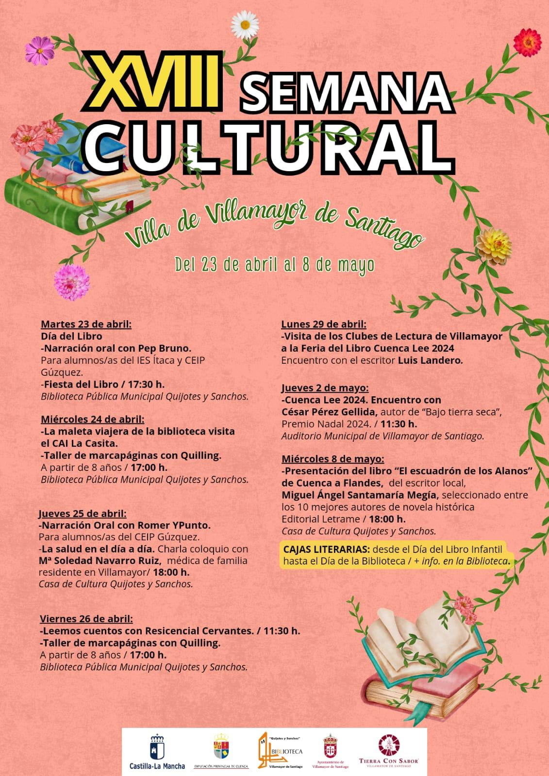 Lee más sobre el artículo XXVIII Semana Cultural Villa de Villamayor de Santiago