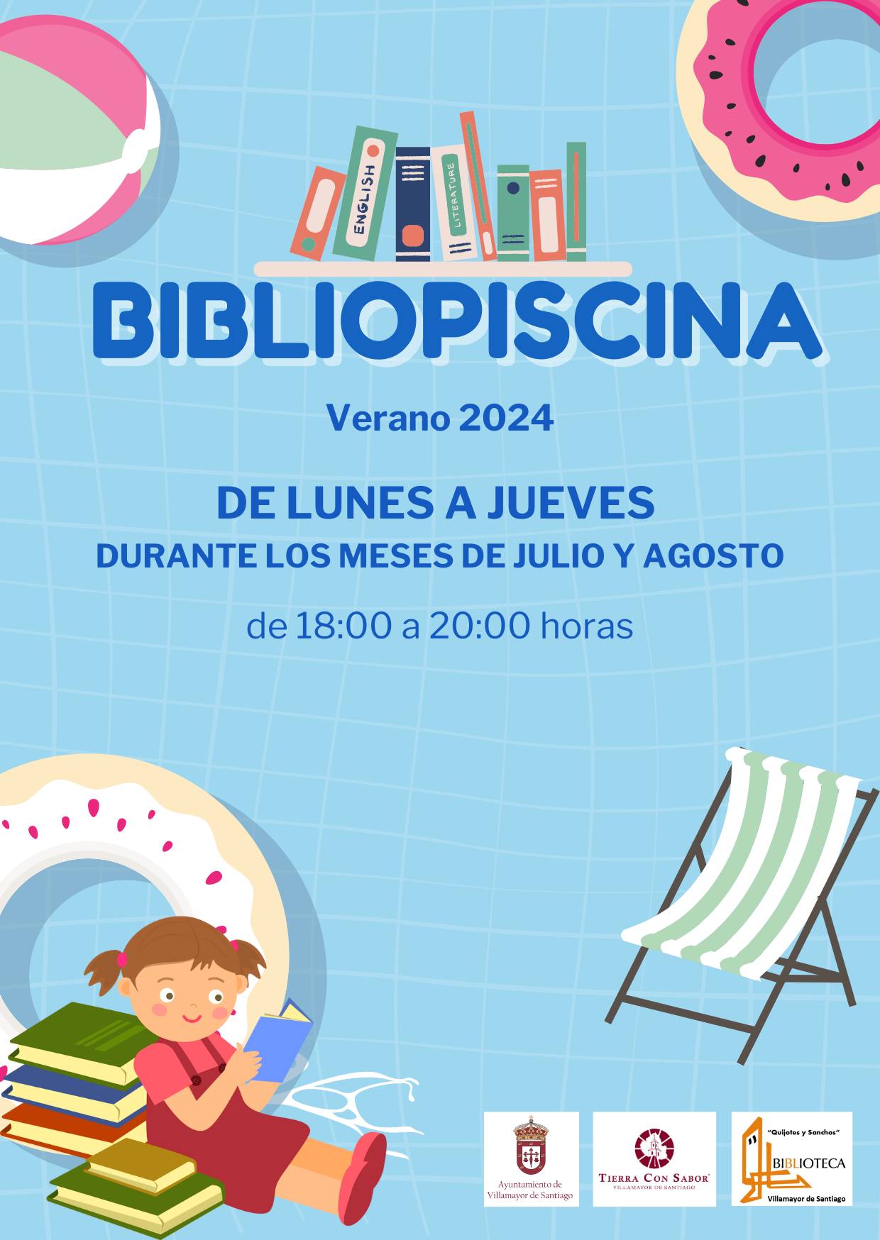 Lee más sobre el artículo Bibliopiscina Verano 2024