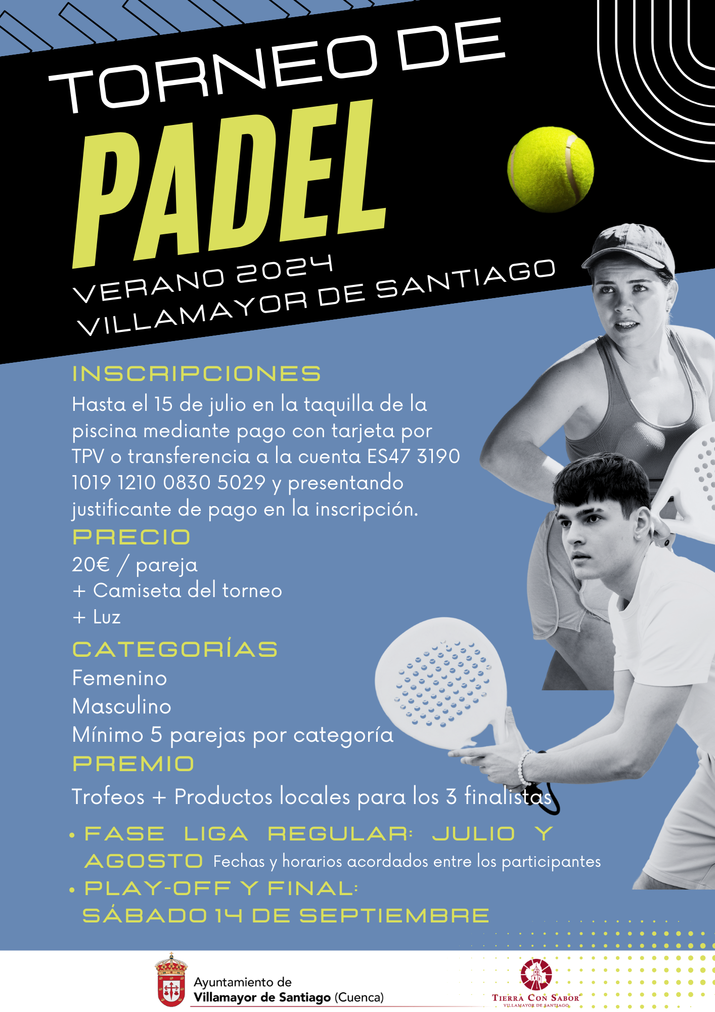 Lee más sobre el artículo Torneo de Pádel Verano 2024