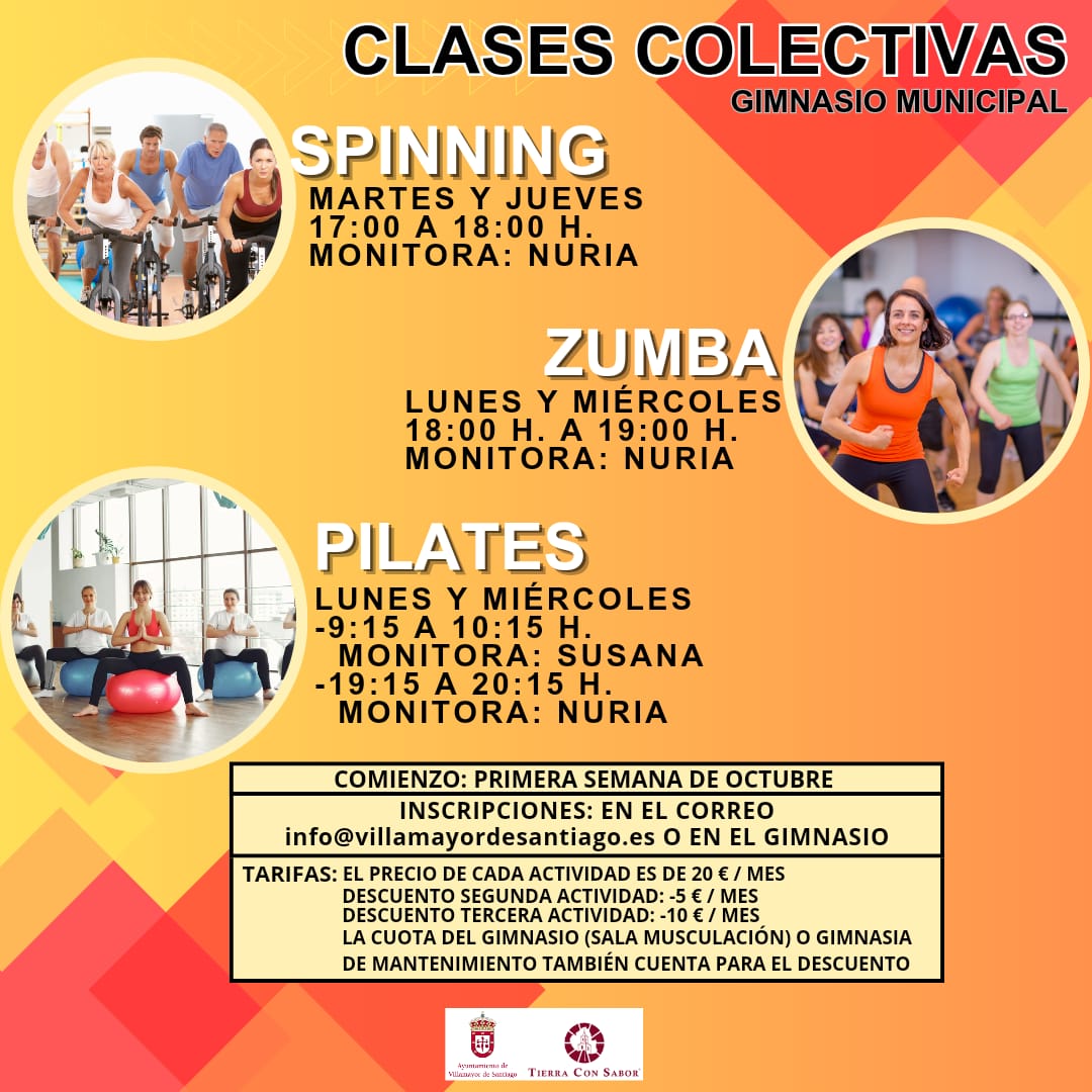Lee más sobre el artículo Clases Colectivas Gimnasio Municipal