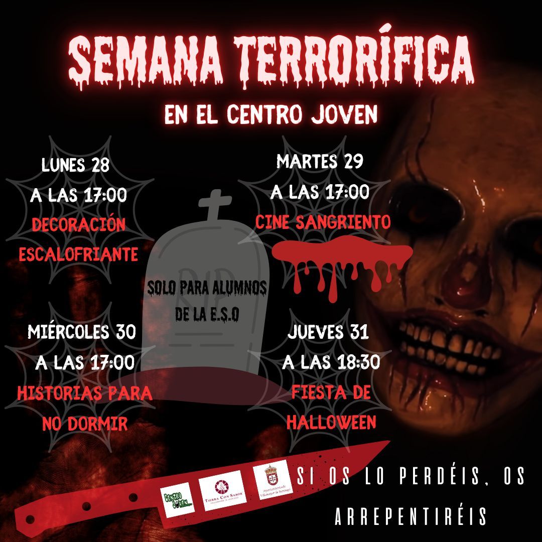 Lee más sobre el artículo Semana Terrorífica en el Centro Joven