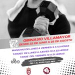 Horario de verano Gimnasio Municipal