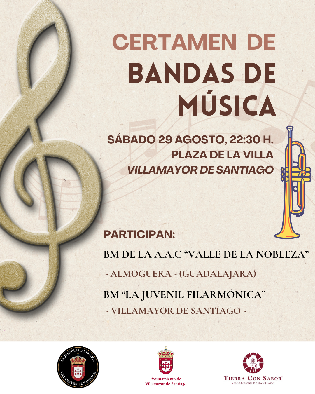 En este momento estás viendo Certamen de bandas de música 2026