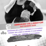 Horarios Gimnasio Municipal: mes de septiembre